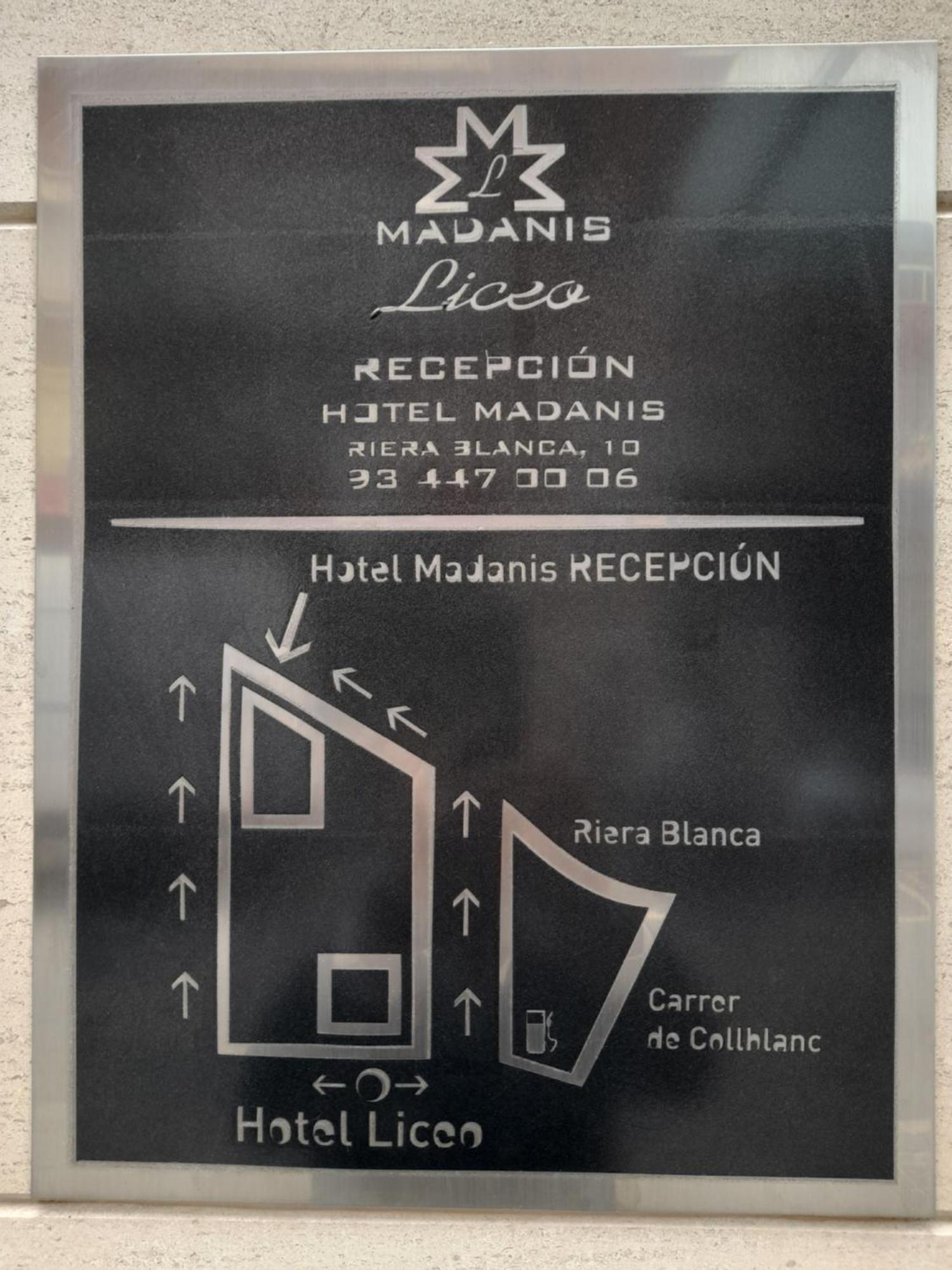 Hotel Madanis Liceo L'Hospitalet de Llobregat Dış mekan fotoğraf